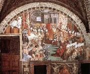 RAFFAELLO Sanzio The Coronation of Charlemagne Germany oil painting artist